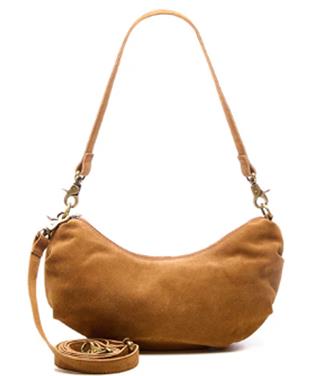 Chabo Suede bobby banana bag