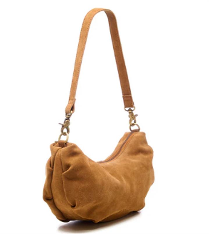 Chabo Suede bobby banana bag