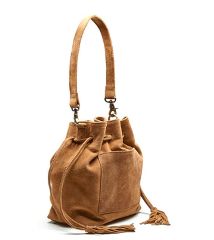 Chabo Suede posse pouch