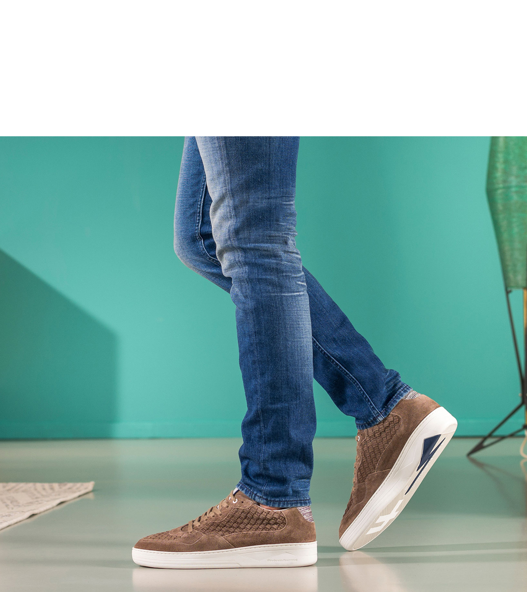 Taupe FLORIS VAN BOMMEL Lage sneakers 16265 | Omoda